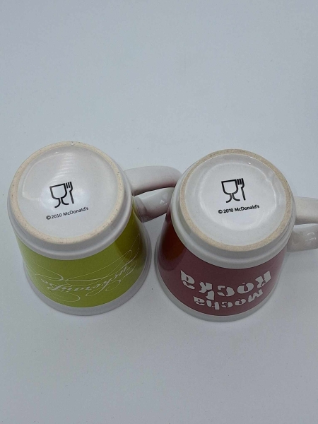 4x McCafe Tassen von 2010